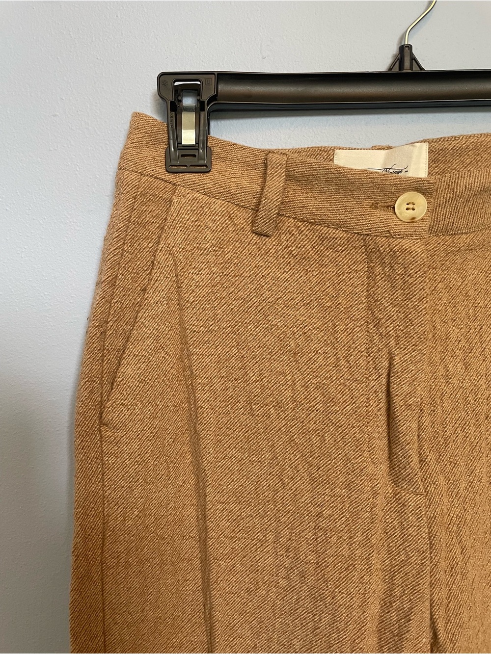 American Vintage Tan Knit-Texture Pants